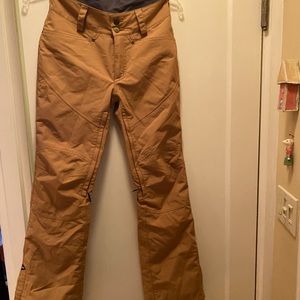 Dakine Westside Snowboard/Ski Pants in Buckskin (warm tan color)